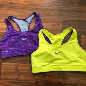 Nike sport bras